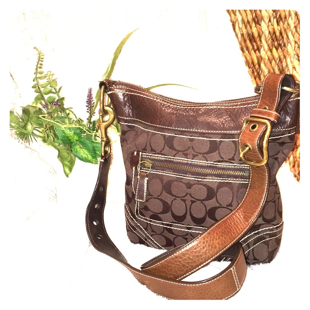 100% Authentic Coach Cross-Body Purse